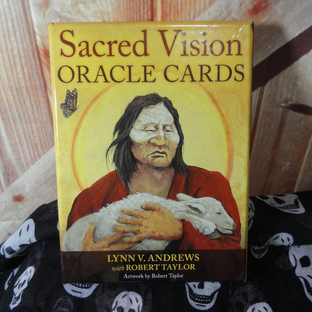 Sacred Vision Oracle Cards 29 cards w/Booklet~hard box, never used - Picture 1 of 4